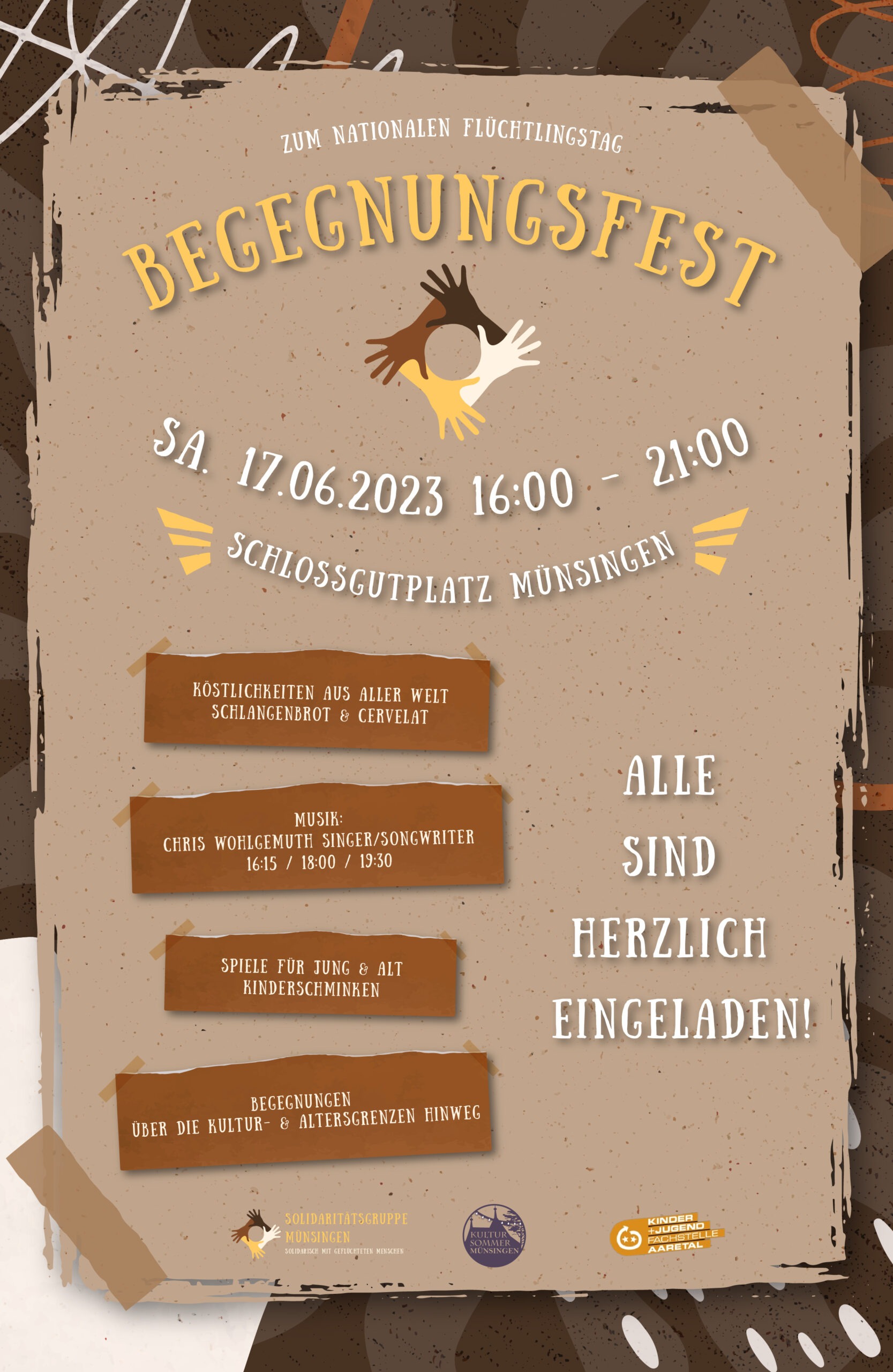 SA 17.06.2023, 16-21 Uhr: Begegnungsfest zum nationalen Flüchtlingstag
